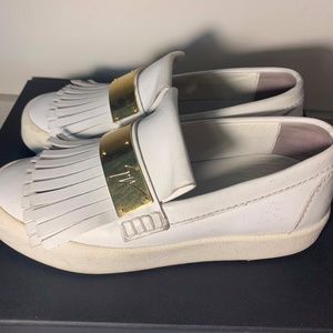 Giuseppe Zanotti Design White Slip On Sneakers